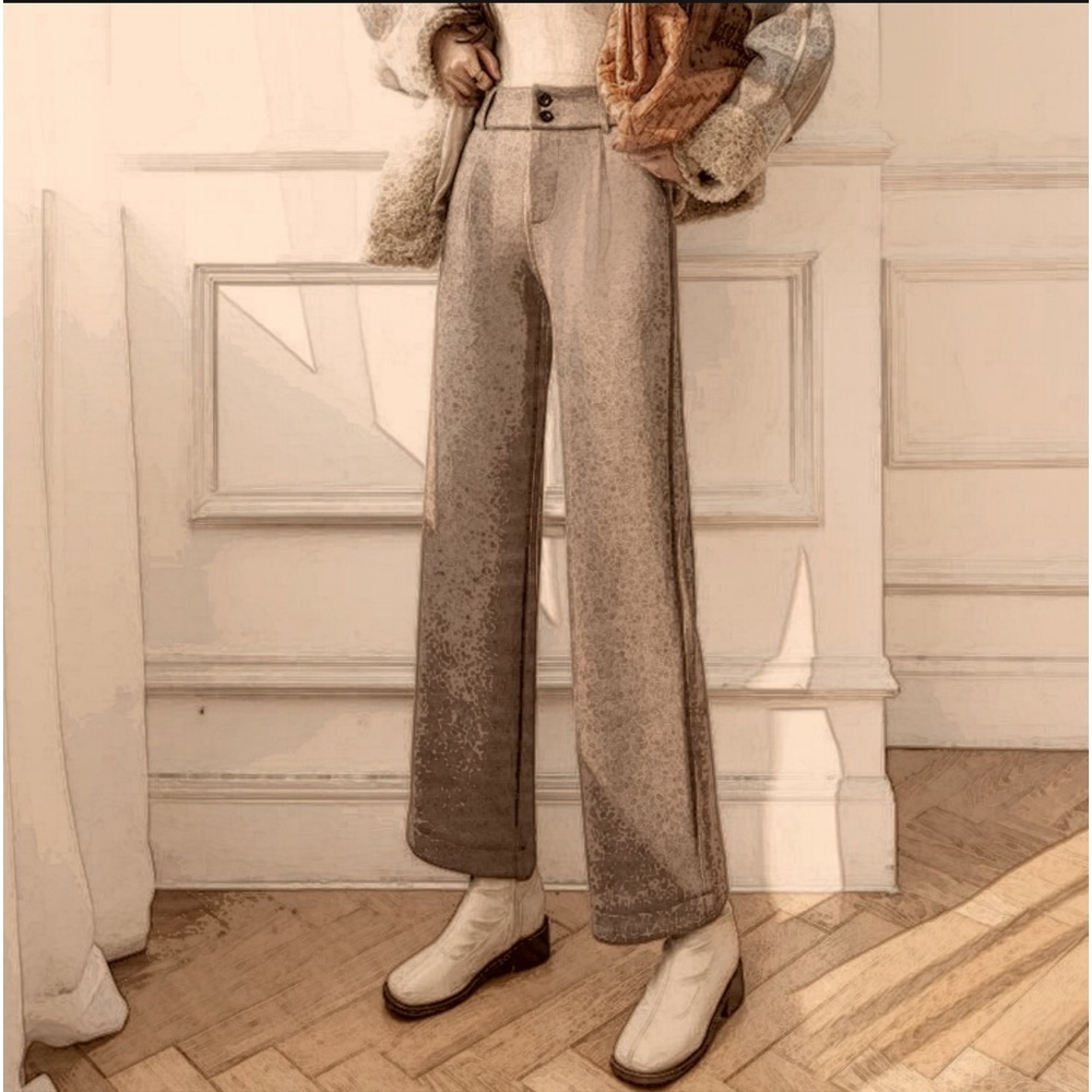 Banana Republic Wool Satin Lined Straight Leg Cuffed Pants Trousers NWOT